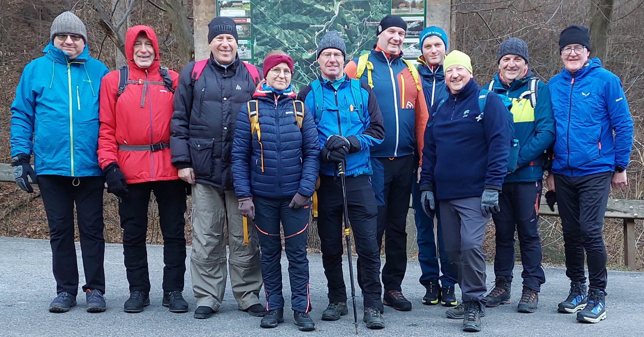 Guter Start ins neue Jahr mit der FCG-Neujahrswanderung