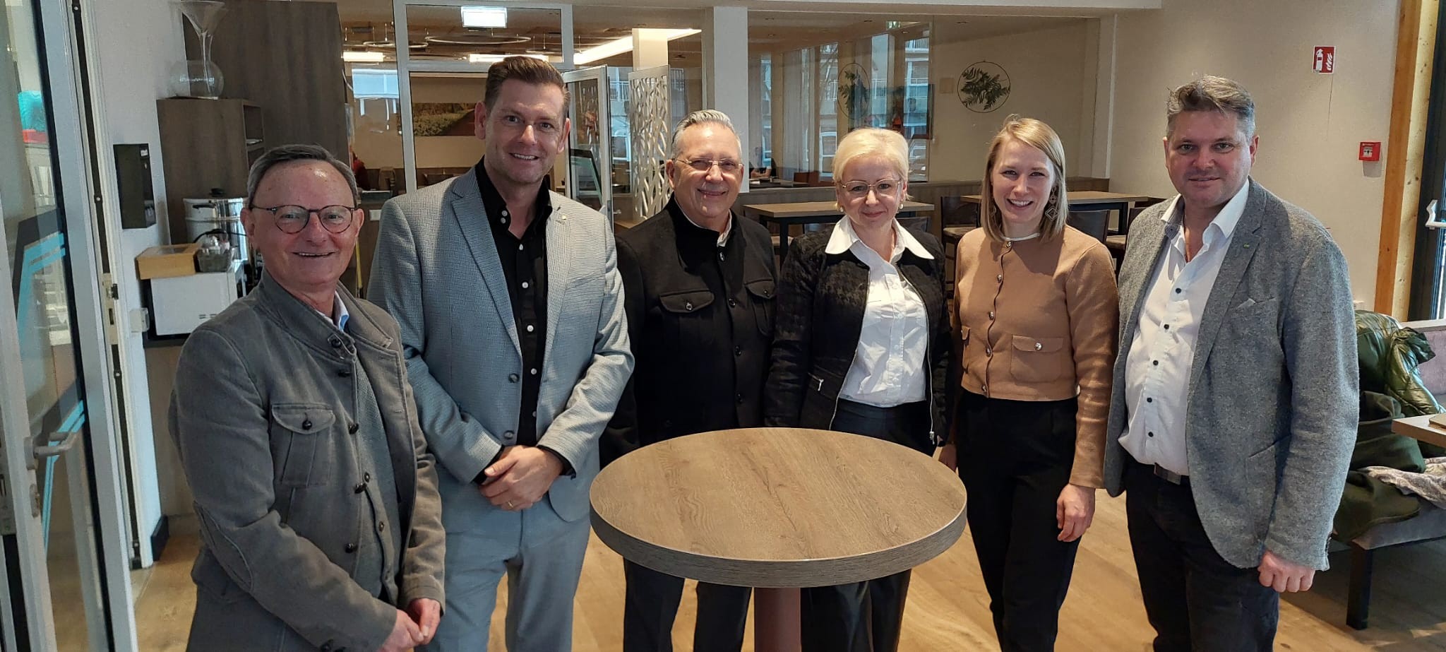 Freundliche Aufnahme beim Betriebsbesuch der FCG Steiermark im RZ Radkersburger Hof